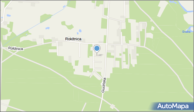 Rokitnica gmina Łask, Świerkowa, mapa Rokitnica gmina Łask