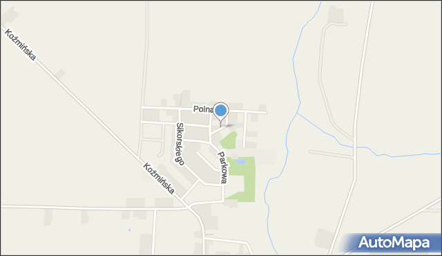 Rozdrażew, św. Katarzyny, mapa Rozdrażew