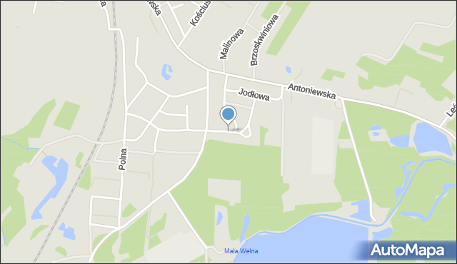 Skoki powiat wągrowiecki, Świerkowa, mapa Skoki powiat wągrowiecki