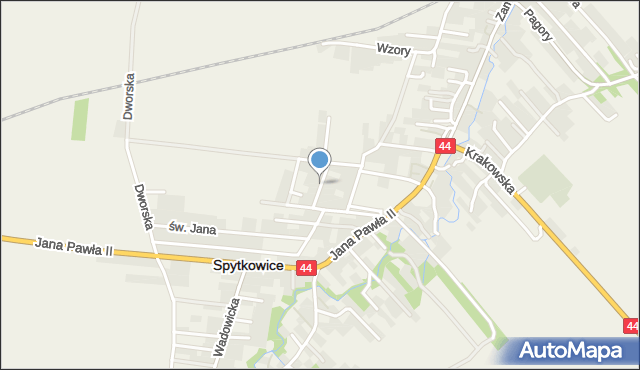 Spytkowice powiat wadowicki, św. Katarzyny, mapa Spytkowice powiat wadowicki