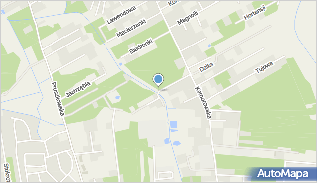 Strzeniówka, Świetlików, mapa Strzeniówka