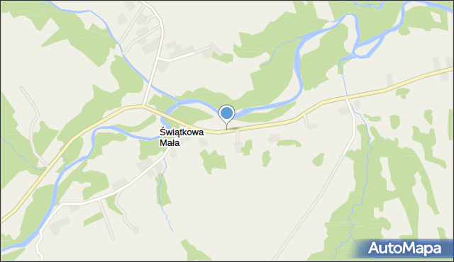 Świątkowa Mała, Świątkowa Mała, mapa Świątkowa Mała