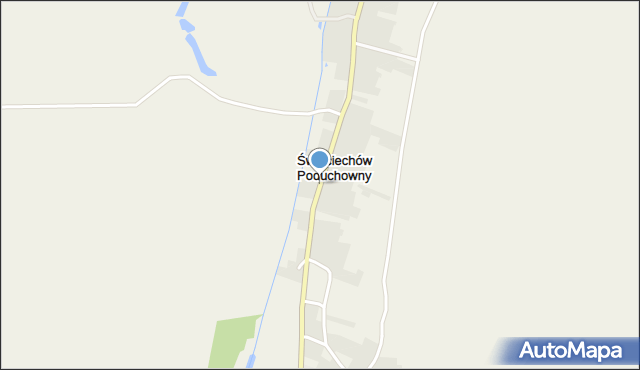 Świeciechów Poduchowny, Świeciechów Poduchowny, mapa Świeciechów Poduchowny