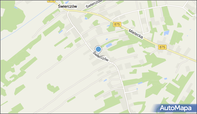 Świerczów gmina Kolbuszowa, Świerczów, mapa Świerczów gmina Kolbuszowa