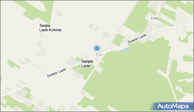 Święte Laski, Święte Laski, mapa Święte Laski