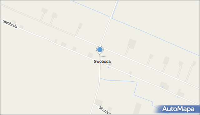 Swoboda gmina Szczawin Kościelny, Swoboda, mapa Swoboda gmina Szczawin Kościelny