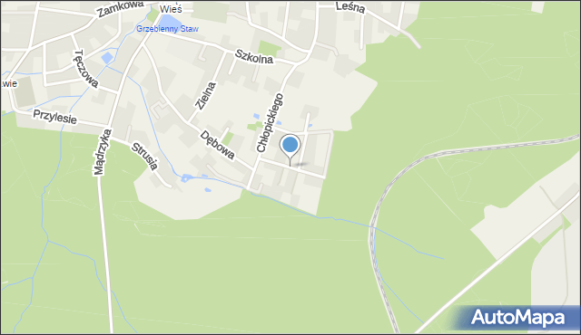 Tenczynek, Świerkowa, mapa Tenczynek