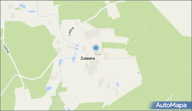 Żuławka gmina Pruszcz Gdański, Świerkowa Dolina, mapa Żuławka gmina Pruszcz Gdański