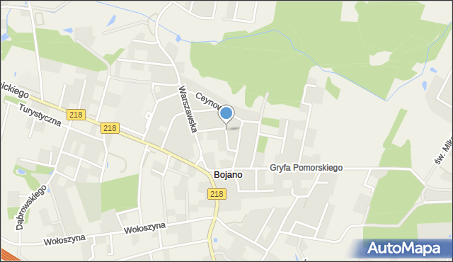 Bojano, Sychty Bernarda, ks. dr., mapa Bojano