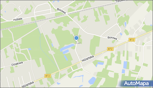 Nowa Dęba, Sygnałowa, mapa Nowa Dęba