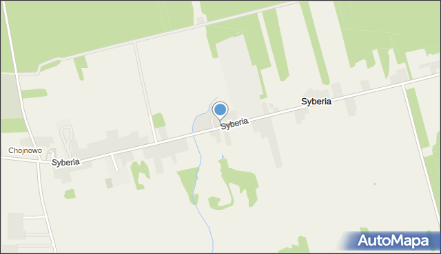 Syberia gmina Lubowidz, Syberia, mapa Syberia gmina Lubowidz