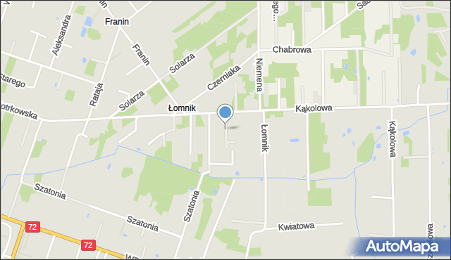 Aleksandrów Łódzki, Szwedzka, mapa Aleksandrów Łódzki