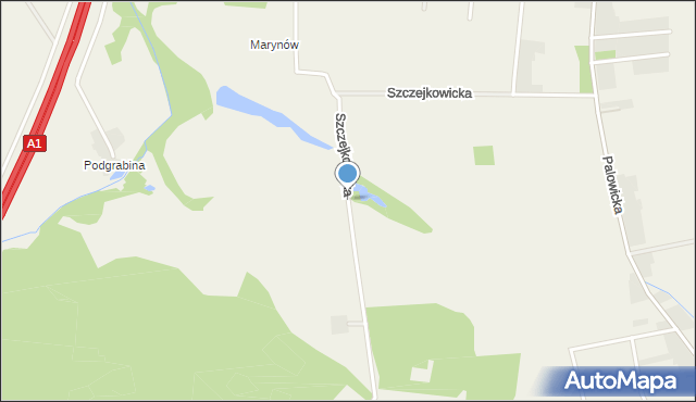 Bełk gmina Czerwionka-Leszczyny, Szczejkowicka, mapa Bełk gmina Czerwionka-Leszczyny