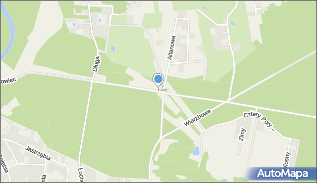 Białe Błota powiat bydgoski, Szeroka, mapa Białe Błota powiat bydgoski