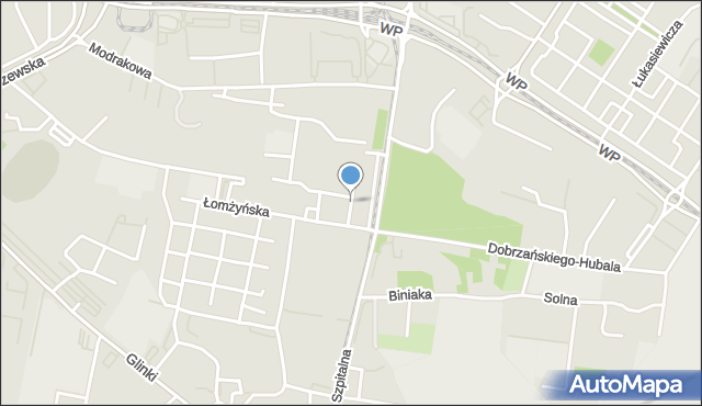 Bydgoszcz, Szara, mapa Bydgoszczy