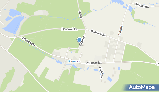 Chachalnia, Szaniec, mapa Chachalnia