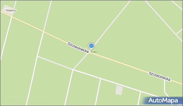 Czarne powiat człuchowski, Szczecinecka, mapa Czarne powiat człuchowski