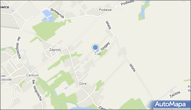 Dankowice gmina Wilamowice, Szejwy, mapa Dankowice gmina Wilamowice