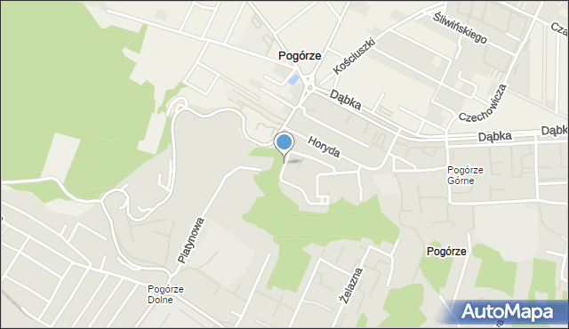 Gdynia, Szpunara Ignacego, ppłk., mapa Gdyni