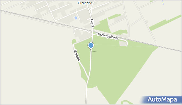 Grzędzice, Szczecińska, mapa Grzędzice