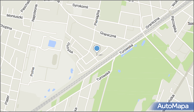 Kobyłka, Szwedzka, mapa Kobyłka