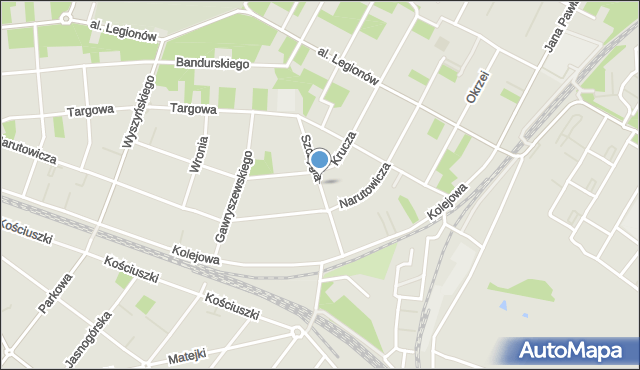 Legionowo, Szczygla, mapa Legionowo
