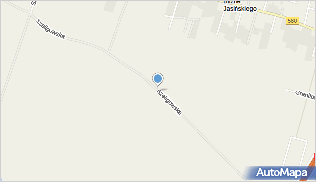 Lubiczów, Szeligowska, mapa Lubiczów