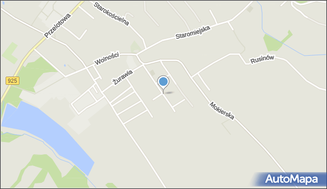 Mikołów, Szymankiewicza Huberta, ks., mapa Mikołów