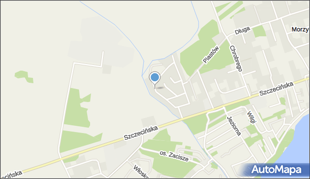 Morzyczyn gmina Kobylanka, Szafirowa, mapa Morzyczyn gmina Kobylanka