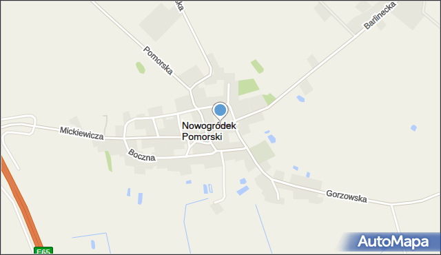 Nowogródek Pomorski, Szkolna, mapa Nowogródek Pomorski