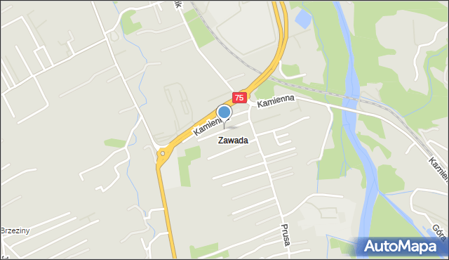 Nowy Sącz, Szurmiaka Mieczysława, mapa Nowego Sącza