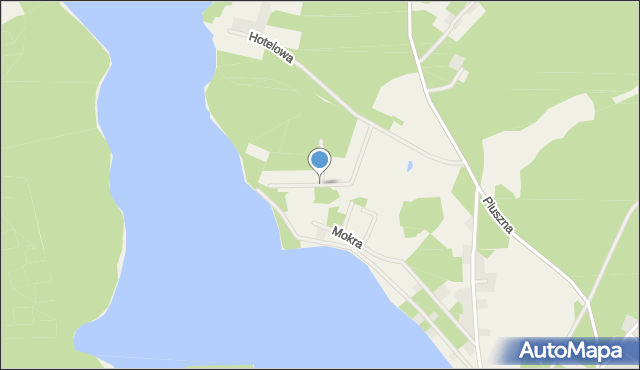 Pluski gmina Stawiguda, Szuwarowa, mapa Pluski gmina Stawiguda