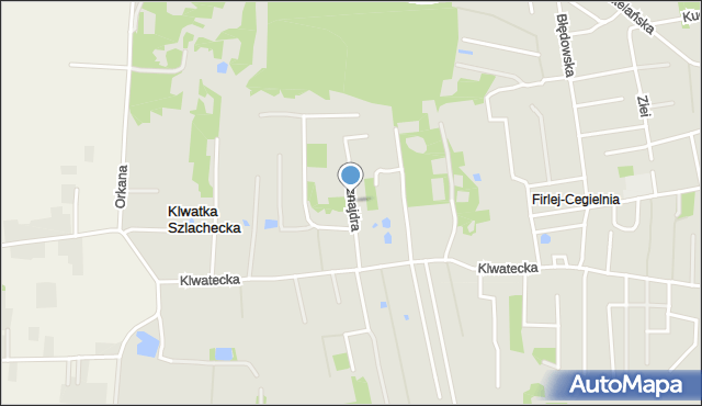 Radom, Sznajdra Piotra, mapa Radomia