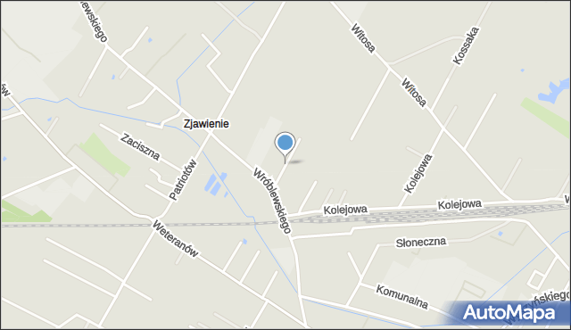 Radzymin powiat wołomiński, Szlachecka, mapa Radzymin powiat wołomiński