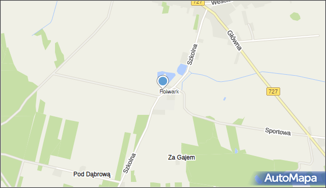 Ruszkowice gmina Borkowice, Szkolna, mapa Ruszkowice gmina Borkowice