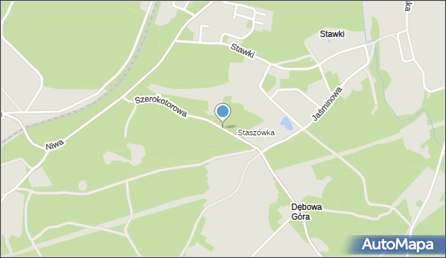 Sławków powiat będziński, Szerokotorowa, mapa Sławków powiat będziński