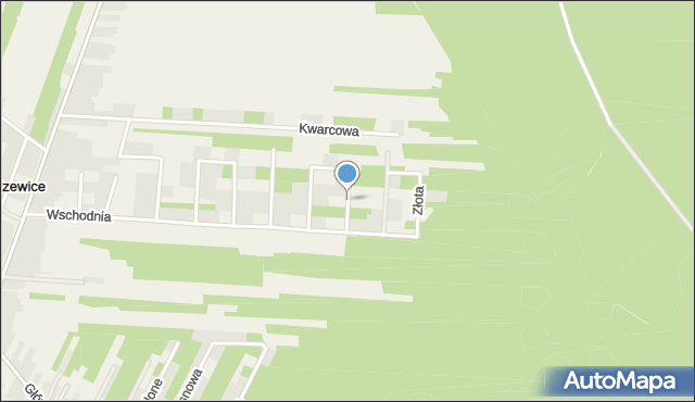 Smardzewice, Szmaragdowa, mapa Smardzewice