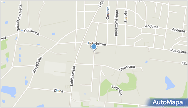 Starogard Gdański, Szornaka Franciszka, mapa Starogard Gdański