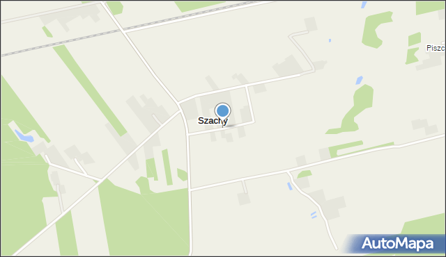 Szachy, Szachy, mapa Szachy