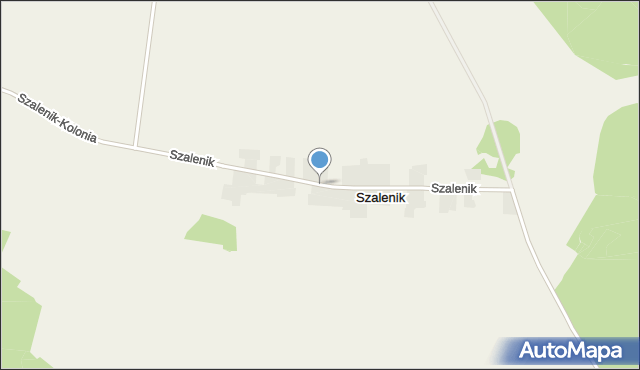 Szalenik, Szalenik, mapa Szalenik