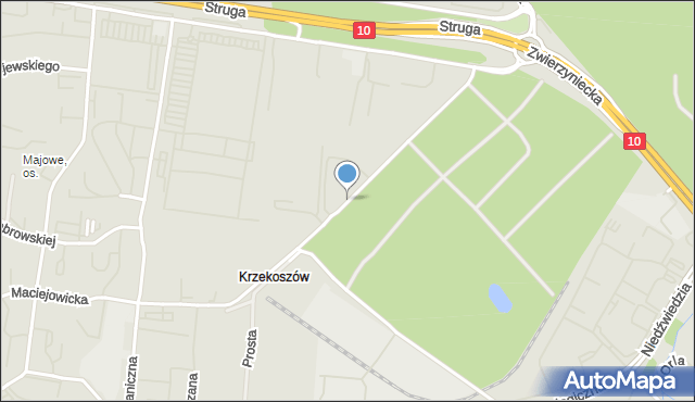 Szczecin, Szymborskiej Wisławy, mapa Szczecina