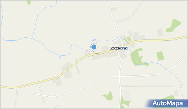 Szczecinki, Szczecinki, mapa Szczecinki