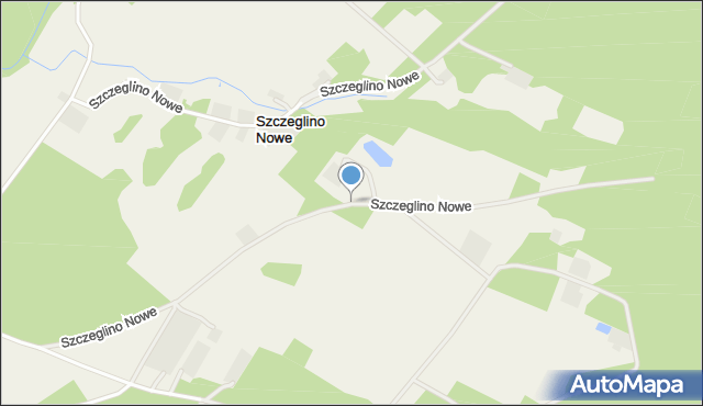 Szczeglino Nowe, Szczeglino Nowe, mapa Szczeglino Nowe