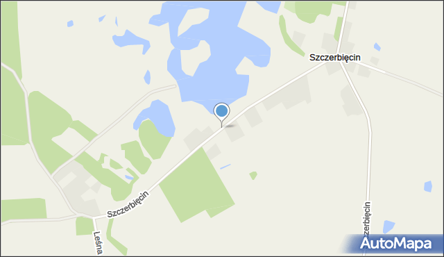 Szczerbięcin, Szczerbięcin, mapa Szczerbięcin