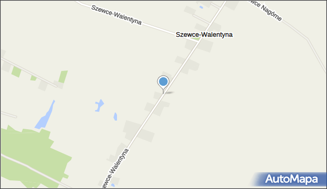 Szewce-Walentyna, Szewce-Walentyna, mapa Szewce-Walentyna