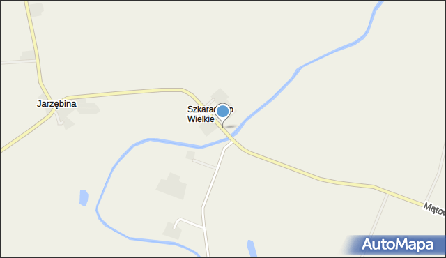Szkaradowo Wielkie, Szkaradowo Wielkie, mapa Szkaradowo Wielkie