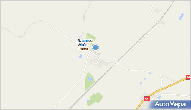 Sztumska Wieś Osada, Sztumska Wieś Osada, mapa Sztumska Wieś Osada