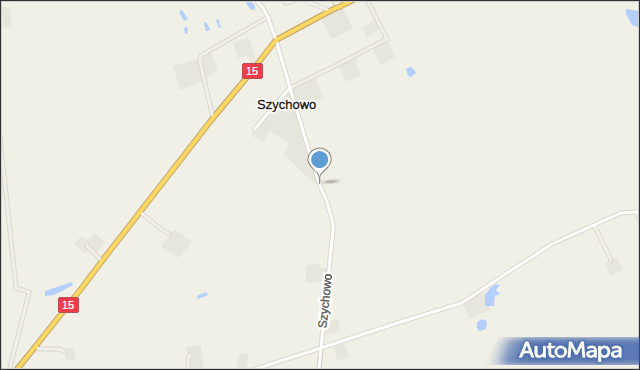 Szychowo, Szychowo, mapa Szychowo