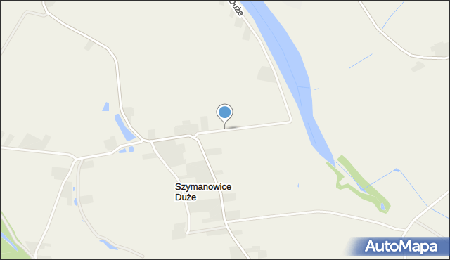 Szymanowice Duże, Szymanowice Duże, mapa Szymanowice Duże