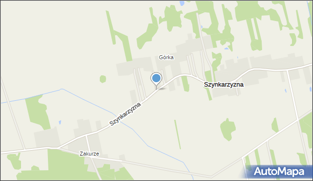 Szynkarzyzna, Szynkarzyzna, mapa Szynkarzyzna